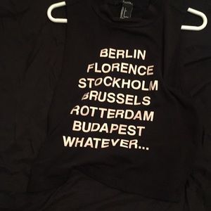 Cropped black and white lettering